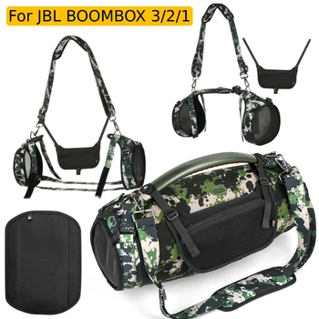 Портативна Bluetooth-съвместима чанта за слушалки с пагон, защитна кутия за пътуване, джоб за динамиката на JBL Boombox 3/2/1