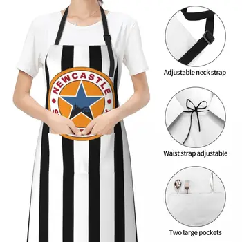 Magpies Newcastle - Престилка Newcastle Magpies, кухненски престилки за жени, кухненска престилка 3