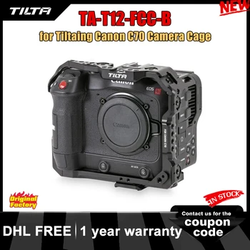 Instock TILTA TA-T12-FCC-B за CANON C70 camera rig Камера пълна Клетка Съраунд Корпус Тактическа Костюм лесен Защита От Драскотини