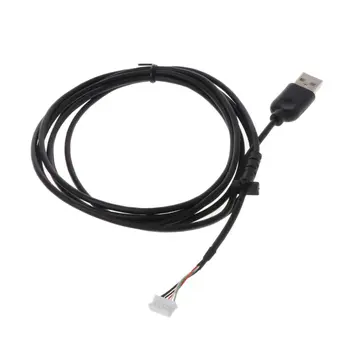 Линия на USB мишка, USB кабел-мишката, резервни части за ремонт на черно кабели за мишка игри G102 R9UA 2