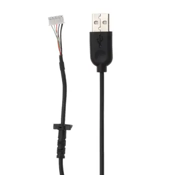 Линия на USB мишка, USB кабел-мишката, резервни части за ремонт на черно кабели за мишка игри G102 R9UA 3