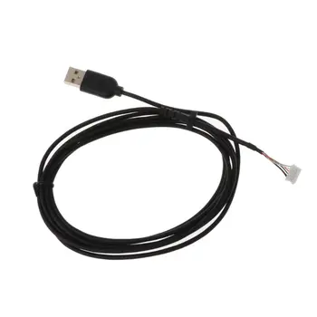 Линия на USB мишка, USB кабел-мишката, резервни части за ремонт на черно кабели за мишка игри G102 R9UA 5