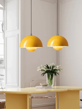Скандинавски цветен кът окачен лампа с кухненски пъпка окачен лампа хол бар декоративна лампа модерна спалня работна лампа