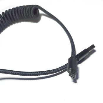 Микро-спирален кабел Type C, тел, механична клавиатура, USB-кабел GH60, кабел Type-C, N84A