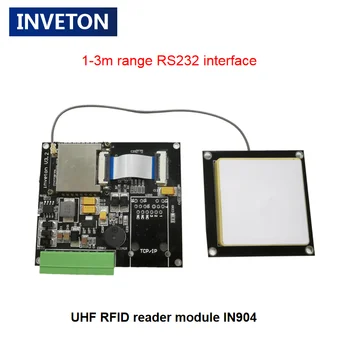 865-868 Mhz 902-928 Mhz Дальнобойный Мини UHF RFID Четец-Писател uart RS232 Модул Вградена Антена в 2dbi за Система за Инвентаризация на Активите
