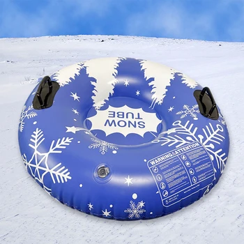 Надуваеми Шейни Snow Tube с Дръжки 90 см Шейна Snow Tube Зимни Спортни Играчки за открито, за Момчета И Момичета Семейни Развлечения