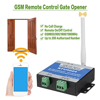 RTU5024 GSM Устройство За Отваряне на Врата Реле Дистанционно за Контрол на Достъпа До Врати Безжично Устройство За Отваряне на Врати За Безплатно Обаждане 850/900/1800/1900 Mhz 3