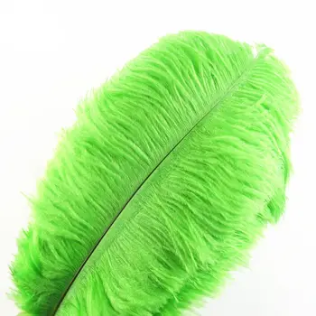 Продажба на едро на Зелени Страусиных Пера 15-75 см 6-30 Инча САМ Carnival Декор Парти, Сватба Бижута От Естествени Пера Страусиных