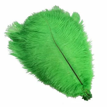 Продажба на едро на Зелени Страусиных Пера 15-75 см 6-30 Инча САМ Carnival Декор Парти, Сватба Бижута От Естествени Пера Страусиных 2