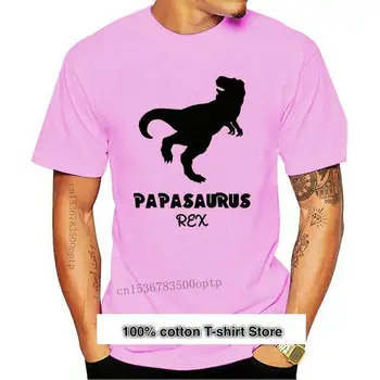 Camisetas a juego de Papasaurus rex y Babysaurus, padre, hijo, hija, Дино, фамилия, nuevas