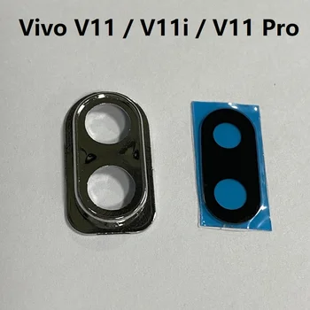 Стъкло камера за VIVO V11 V11i, задната част на рамката камера, задна с лепило, за подмяна на мобилен телефон, ремонт, дубликат част