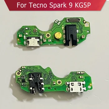 Зарядно устройство за USB-зарядно устройство за TECNO Spark 9 KG5P Charging Flex с жак IC-кабел, резервни части.