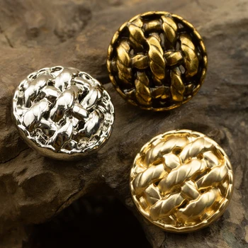 15-28 мм, 10 бр. реколта плетени метални копчета Шевни принадлежности на оригиналната марка SAMYOK