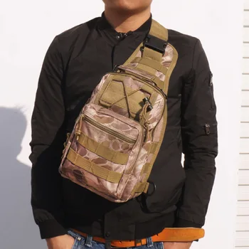 Военно-тактически чанта през рамо, мъжки градинска камуфляжная армията чанта-прашка, раници Molle, спортна чанта за къмпинг, лов, пътуване 5