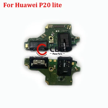 Оригиналът е за Huawei P20 Lite USB зарядно устройство, зарядно устройство Конектор заплата Микрофон аудио жак гъвкав