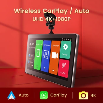 Универсален 7-Инчов Авто Радио, Мултимедиен Плейър За KIA Forte Cerato RIO K2 KX3 KX5 KX7 K5 Soul Carplay + Android Auto Touch Screen