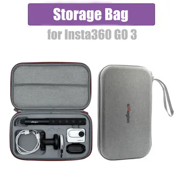 Калъф за съхранение на Insta360 GO 3, преносима чанта, защитна кутия, калъф за носене на аксесоари за екшън камери Insta360 GO 3.