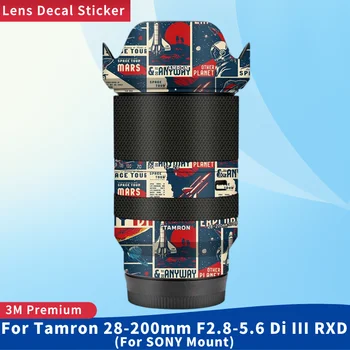 За Tamron 28-200 мм F2.8-5.6 Di III RXD (за монтиране на SONY) Защитно фолио за предпазване на обектива от надраскване, защитен стикер за корпуса на 28-200