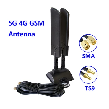5G и 4G GSM Антената е Ненасочена 42dbi Широка Гама SMA/TS9 за Sprint, T-Mobile, Удължител Модем, Безжичен Рутер, CPE Pro Cellular