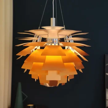 Окачен лампа от датската шишарката Louis Design Начало Декор, Висящи полилеи за хол, трапезария, кухня, спалня, Художествена окачване
