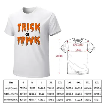 Копие на orange тениски ТРИК ИЛИ TPWK, тениски, потници, тениски за гиганти за мъже 1