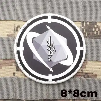 ИЗРАЕЛСКИТЕ Военно-тактически ленти с принтом, Нарукавная превръзка, икона на раницата с цип кука за дрехи