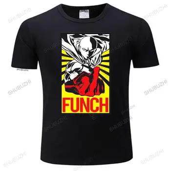 Тениска One punch man, тениска Saitama Aniem С кръгло деколте, Риза One Funch Нов дизайн За мъже, Летни Памучни тениски с кръгло деколте