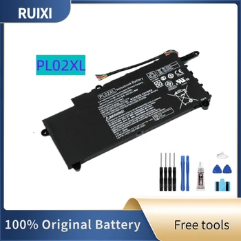 RUIXI Оригинална Батерия PL02XL Батерия за Лаптоп Pavilion 11-n x360 11-n010dx HSTNN-LB6B 751681-421 7,6 V Батерии + Безплатни Инструменти
