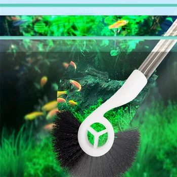 Четка за почистване на мивки в аквариум с дълга дръжка инструмент за премахване на водорасли 55 см