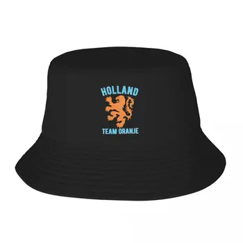 Нов футболен герб екип WoSo Oranje Holland (оранжево холандски) широка периферия шапка, шапка-буни, шапка-дерби, коледни шапки, дамски шапка, мъжки