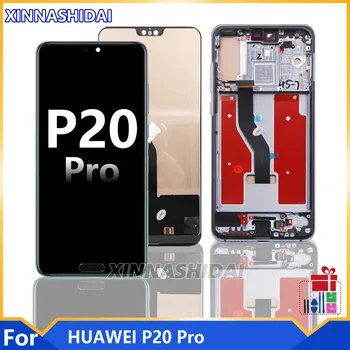 Екран P20 pro за Huawei P20 Pro LCD дисплей с сензорен екран Дигитайзер в Събирането на Huawei CLT-L09 Подмяна на екрана CLT-L29