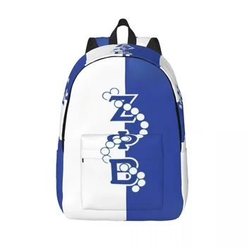 Zeta Phi Beta Лого Платно Раница за Жени, Мъже Чанта за Студенти, Подходящи За 15-Инчов Лаптоп ZOB женски клуб Bag