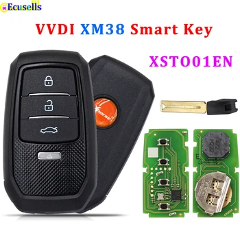 Xhorse TOY-T VVDI XM38 Smart Key XSTO01EN за Toyota, Lexus 4D 8A 4A All In One Поддържа Всички Загубени ключове Shell с ключ TOY12 и TOY48