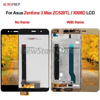 За Asus Zenfone 3 Max ZC520TL X008D LCD дисплей С Сензорен Екран Дигитайзер В събирането на 5,2 