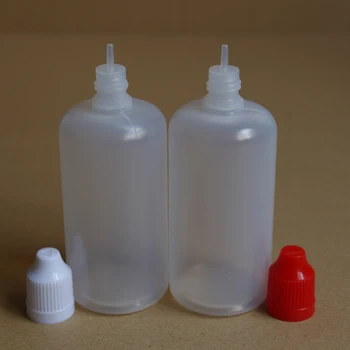 Пластмасова бутилка-краен PE 100 ML с капачка за деца и дълъг тънък фитил, пластмасови бутилки за течност, 100 мл 4