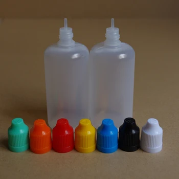 Пластмасова бутилка-краен PE 100 ML с капачка за деца и дълъг тънък фитил, пластмасови бутилки за течност, 100 мл 5