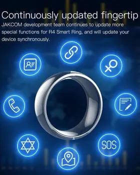 Ново Смарт Пръстен Jakcom R4 Smart Ring Водоустойчив Високоскоростен Имейл Телефон С NFC Телефони IOS, Android, Windows Small Magic Ring