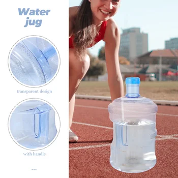 Сгъваема бутилка за вода Vosarea Контейнер за вода с обем от 7,5 л Голям Преносим Контейнер за вода Кофа за чиста вода, лесно переносимая вода 2