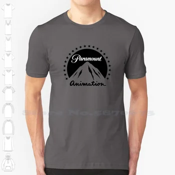 Логото на Paramount Animation, висококачествени тениски с логото на марката, модна тениска 2023 г., нова графична тениска
