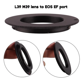 Лек метален адаптер за обектив L39 M39 в пръстените-переходникам за макро фотография с затваряне на EF, аксесоари за фотография за фотоапарати, здрав B36A
