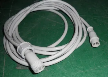 4-жилен водоустойчив удлинительный кабел с дължина 3 м (10 фута), в единия край с конектор, на другия край с конектор, бял цвят