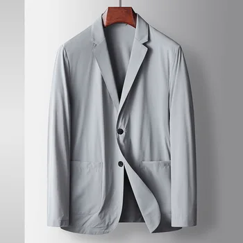 E1582-Годишният мъжки костюм свободно размери в бизнес стил