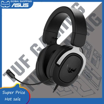 Оригиналната Детска Слушалки Asus TUF Gaming H3 3.5 мм Съраунд звук С Дълбоки Бас Лек Дизайн За вашия КОМПЮТЪР/PS5/ Xbox One / Nintendo Switch