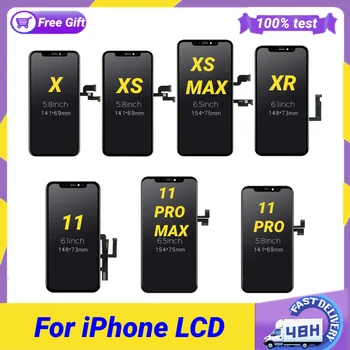 GX HE OLED JK INCELL Екран за iPhone X XS Max XR 11 LCD дисплей Цифров LCD сензорен Екран За iPhone 11 Pro Max екран