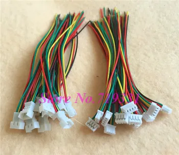 20 групи от 4-пинови кабели Mini Micro JST 1.25 конектор Conecort с розетка w. Жици, кабели