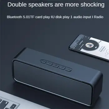 Безжичен високоговорител S11, съвместим с Bluetooth, Външни преносим мини-аудиоподдержка, Fm-радио, субуфер, усилвател, стереомузыкальный плейър 1