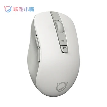 Оригиналната Безжична мишка Lenovo Xiaoxin БТ с изключване на звука, тиха Bluetooth-съвместима Мишка с функция Smart Sleep 3.0/5.0 за Windows 7 8 10 2