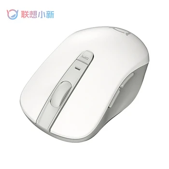 Оригиналната Безжична мишка Lenovo Xiaoxin БТ с изключване на звука, тиха Bluetooth-съвместима Мишка с функция Smart Sleep 3.0/5.0 за Windows 7 8 10 4