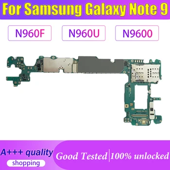 Оригиналната Разблокированная дънна Платка За Samsung Galaxy Note 9 N960F N960FD N960U N9600 128 GB, 512 GB дънна Платка Логика платка