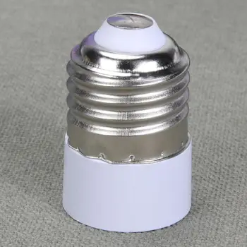Професионален конвертор на притежателя на лампи за лампи E27 в E14, адаптер за преобразуване на основата на лампата, детайли за ключ лампи, осветление
